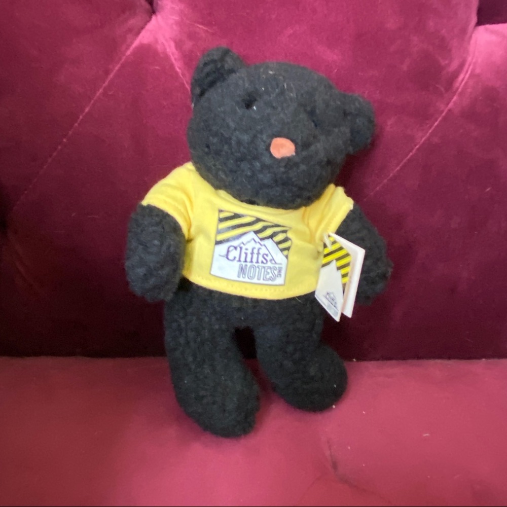 NWT & VTG 📌Cliffs Notes 1999 Cliffs Notes Collector’s Teddy Bear 36th of Series
